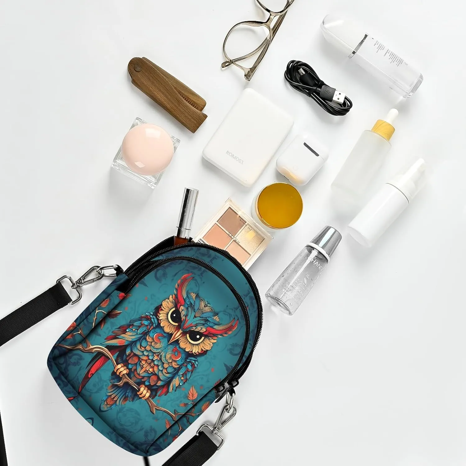 Crossbody Bags for Women Cell Phone Crossbody Bag Lightweight Over Shoulder Handbag Purse with Adjustable Strap