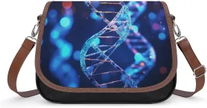 Crossbody Bags for Women Purses DNA Genetic Helix Printed Handbags for Women Sling Bag for Women's Daily Life Or Work