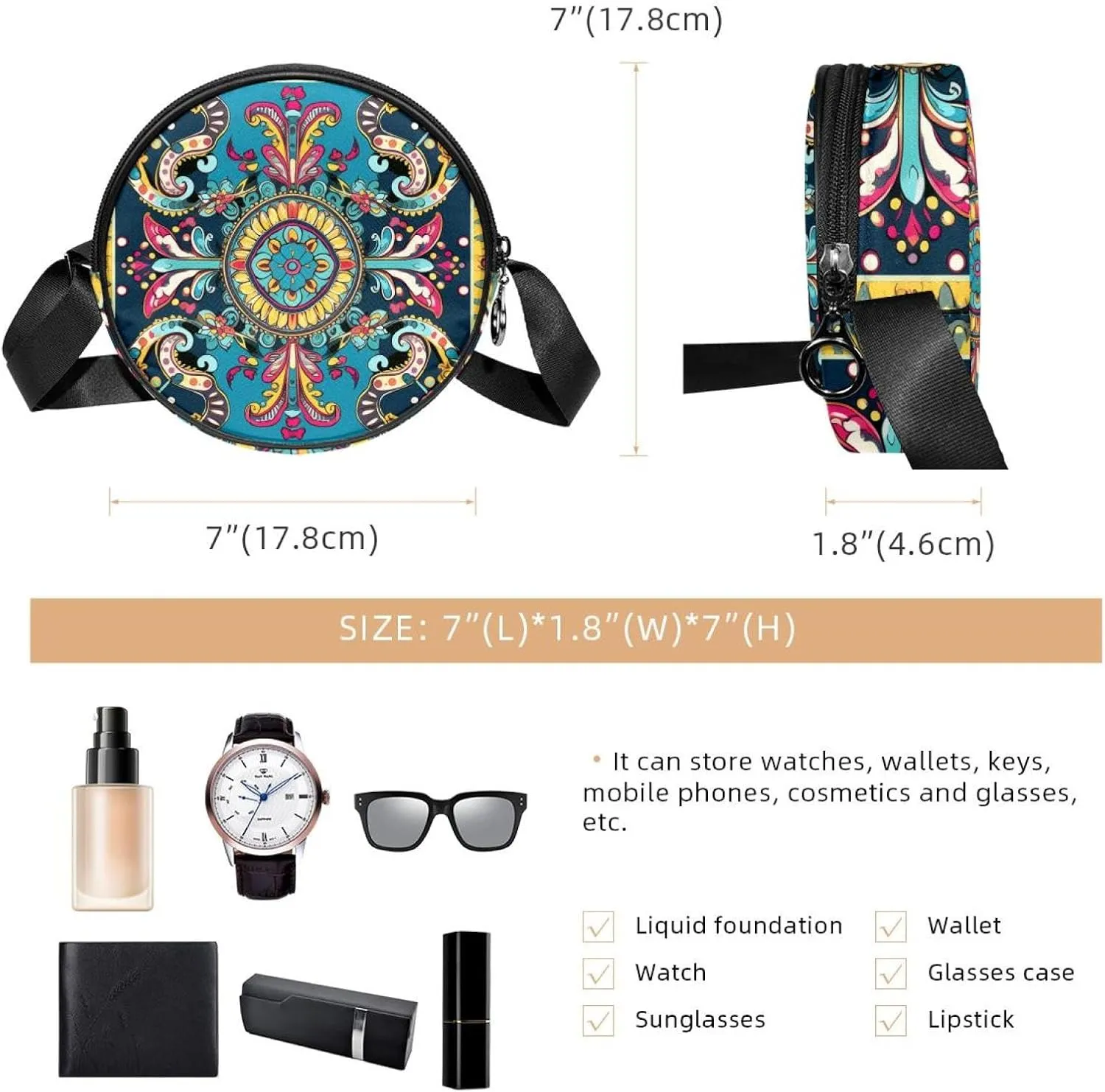 Crossbody Bags for Women,Crossbody Bag Men,Small Sling Bag,Crossbody Purse