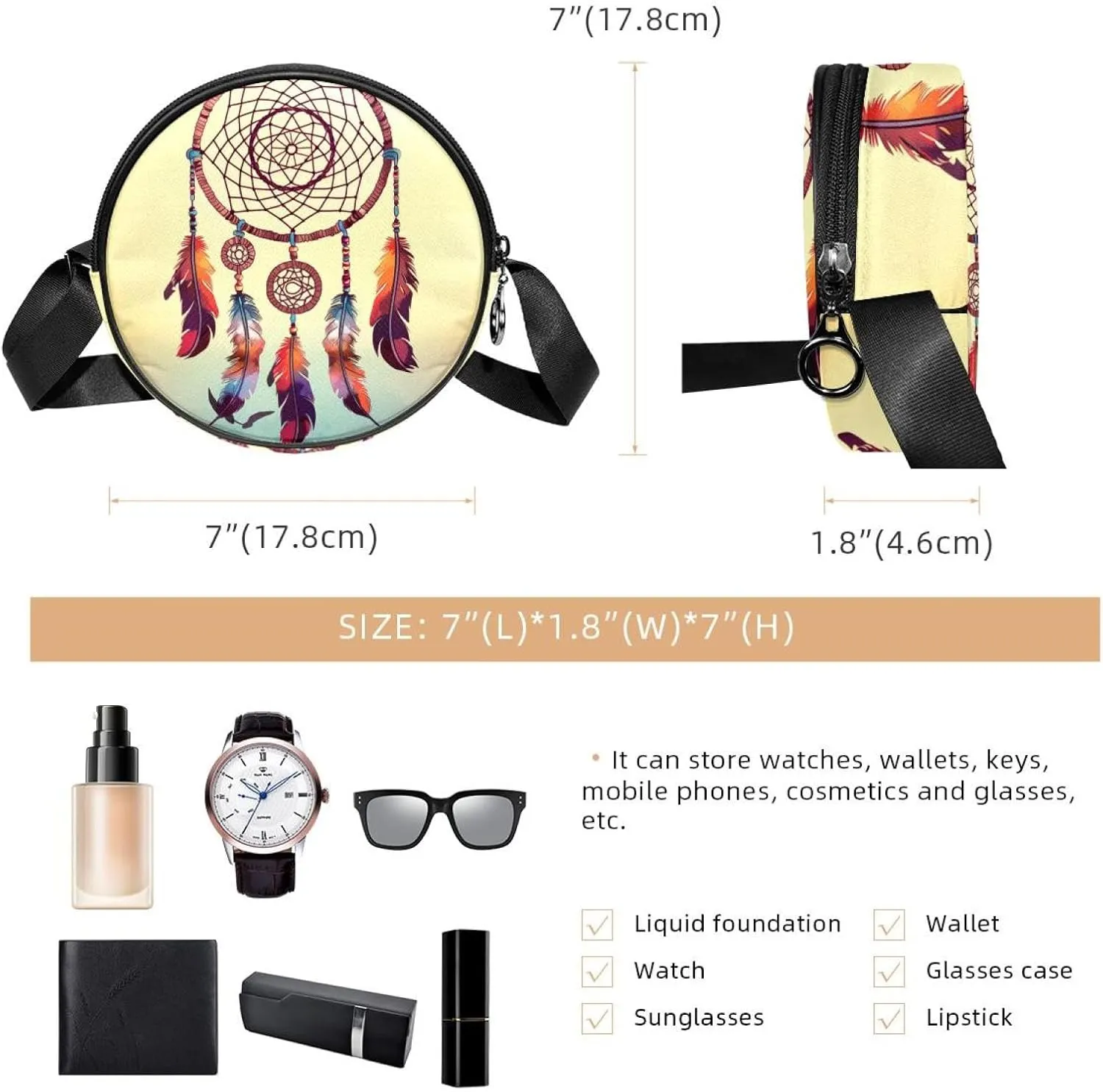 Crossbody Bags for Women,Crossbody Bag Men,Small Sling Bag,Crossbody Purse