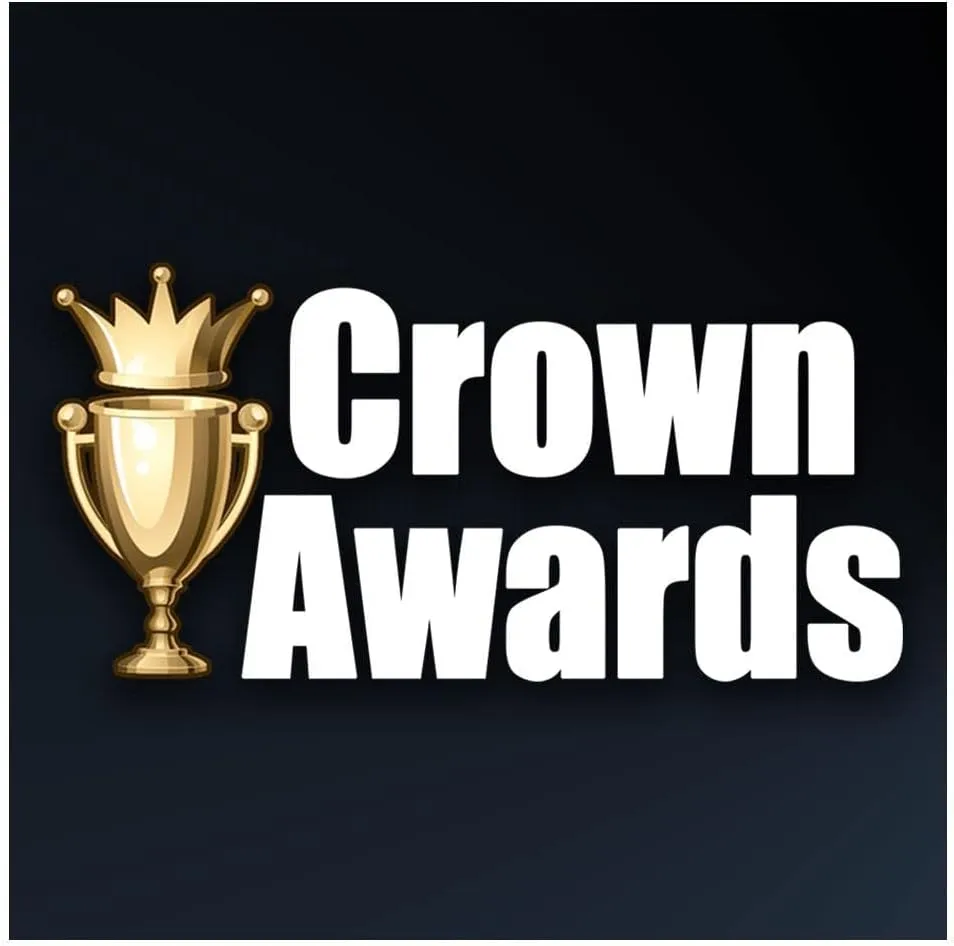 Crown Awards Personalized Crystal Trophy, 8" Engraved Signature Crystal Award