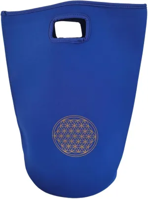 Crystal Bowl Bag with Heavy Duty Fittings and Handle, Travel Carry Case for Yoga, Gift, Outdoor, 9"