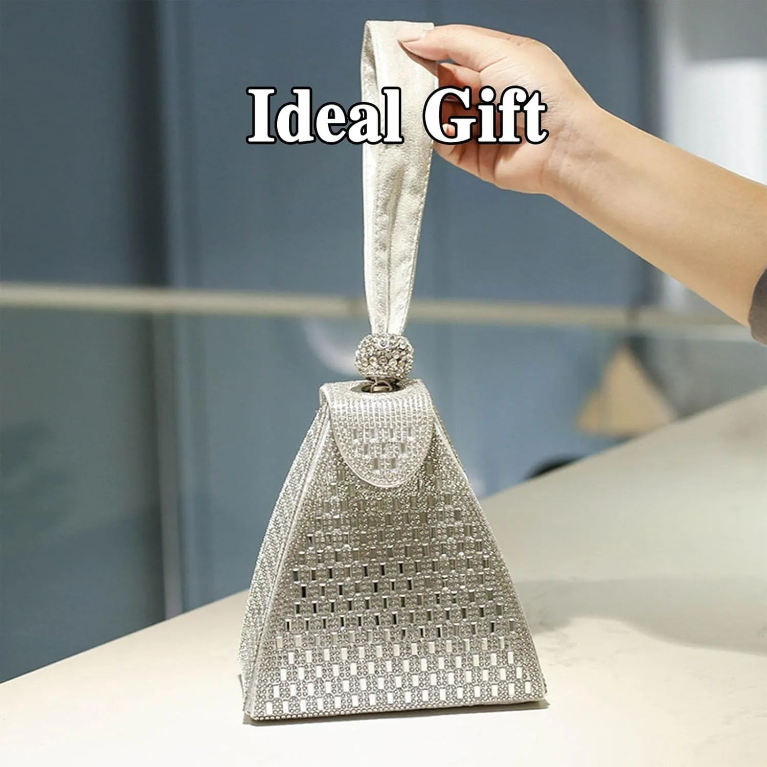 Crystal Pyramid Handbag