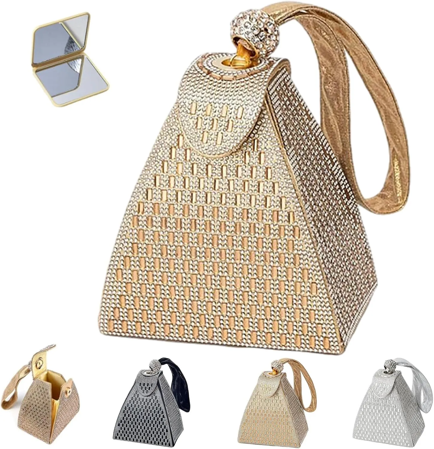 Crystal Pyramid Handbag