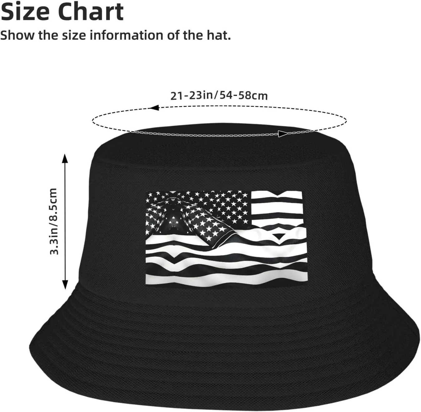 Cute Deer Print Bucket Hat for Women and Men Packable Travel Summer Beach Hat Sun Hats Hiking Hat