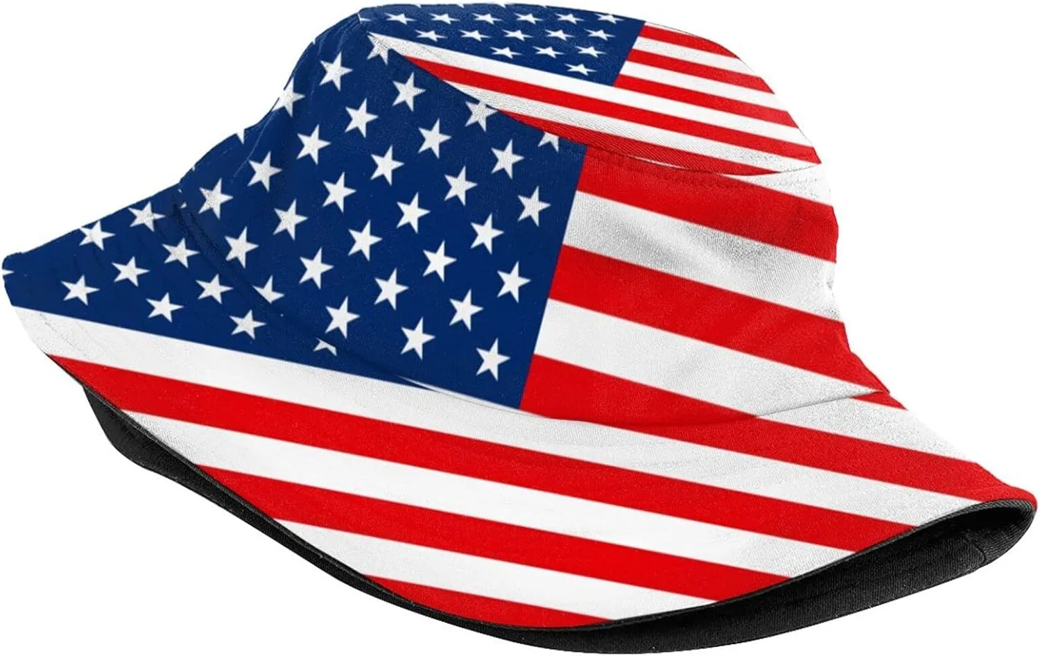 Cute Funny Flag Bucket Hat Packable Fashion Sun Cap Outdoor Flag Fisherman Hat for Women Men Boys Girls