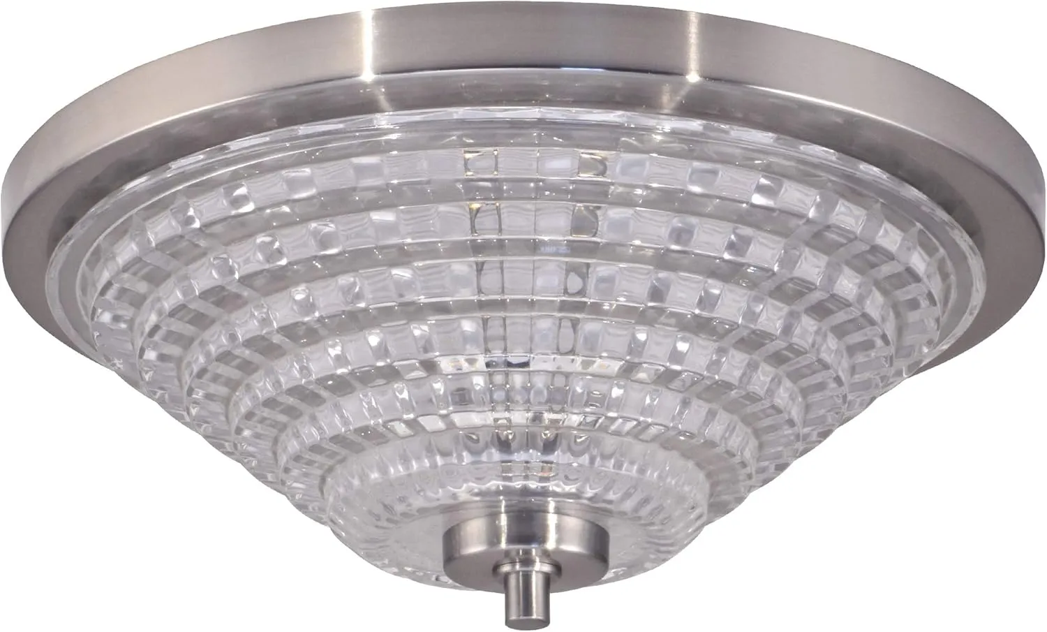 Dale Tiffany GH15488LED Wendy Crystal Flush Mount, Satin Nickel