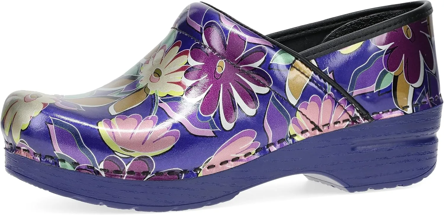 Dansko Professional Slip-On Clogs for Women - Rocker Sole and Arch Support for Comfort - Ideal for Long Standing Professionals - Nursing, Veterinarians, Food Service, Healthcare Professionals