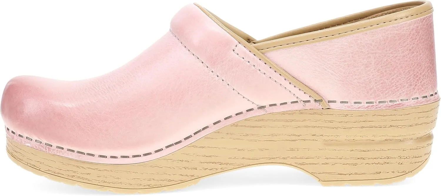 Dansko Professional Slip-On Clogs for Women - Rocker Sole and Arch Support for Comfort - Ideal for Long Standing Professionals - Nursing, Veterinarians, Food Service, Healthcare Professionals