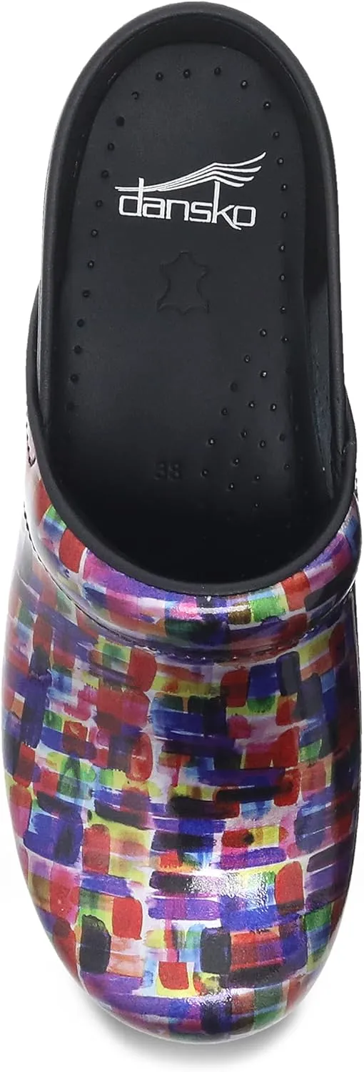 Dansko Professional Slip-On Clogs for Women - Rocker Sole and Arch Support for Comfort - Ideal for Long Standing Professionals - Nursing, Veterinarians, Food Service, Healthcare Professionals