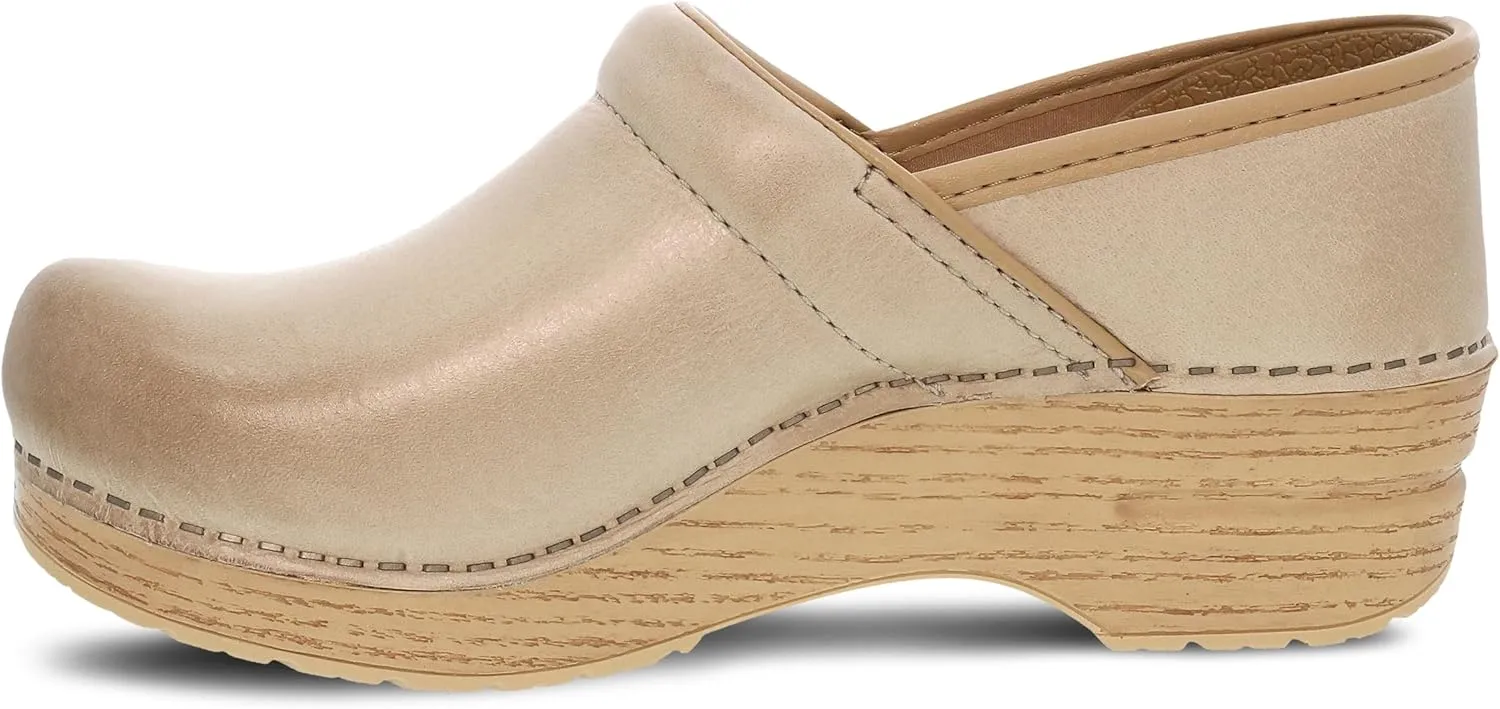 Dansko Professional Slip-On Clogs for Women - Rocker Sole and Arch Support for Comfort - Ideal for Long Standing Professionals - Nursing, Veterinarians, Food Service, Healthcare Professionals
