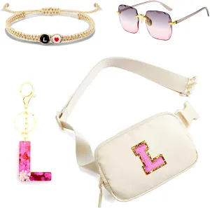 Deerhobbes Design your own Fanny Pack with Accessories - Waist Pack for Women & Teen Girls - L