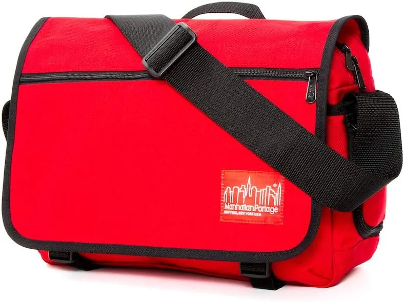 DELANCY SHOULDER BAG LARGE, RED