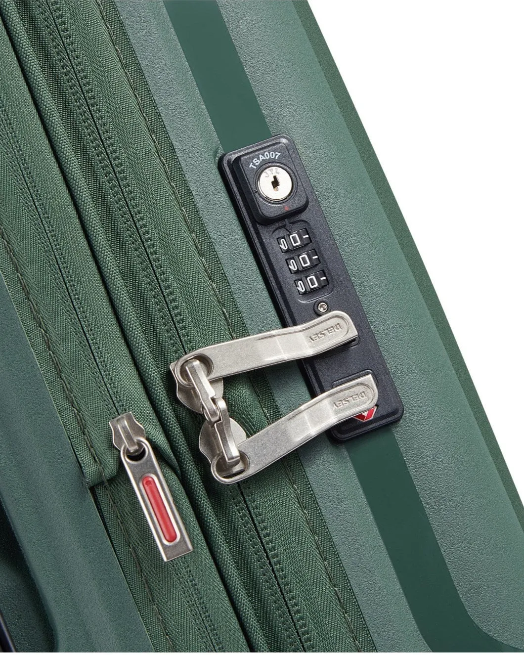 Delsey Clavel 83cm 4 Wheel Expandable suitcase Deep Green
