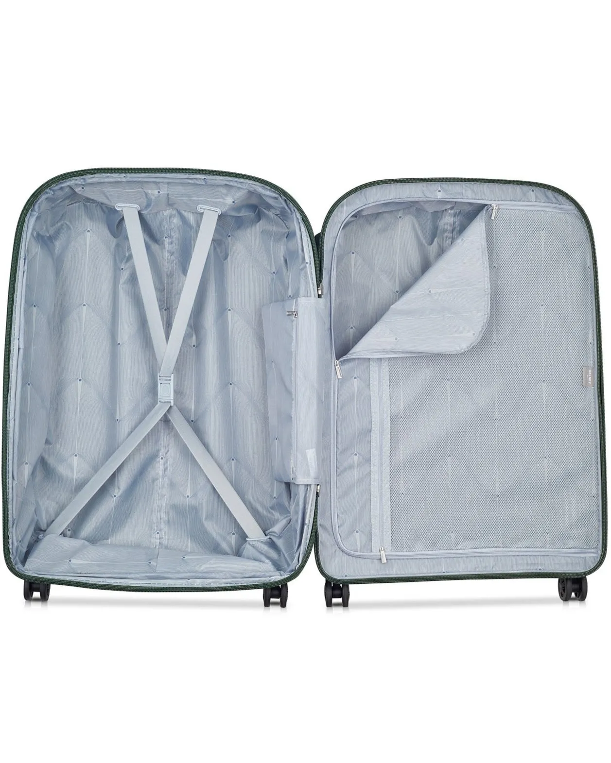 Delsey Clavel 83cm 4 Wheel Expandable suitcase Deep Green