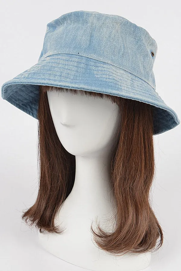 Denim Bucket Hat