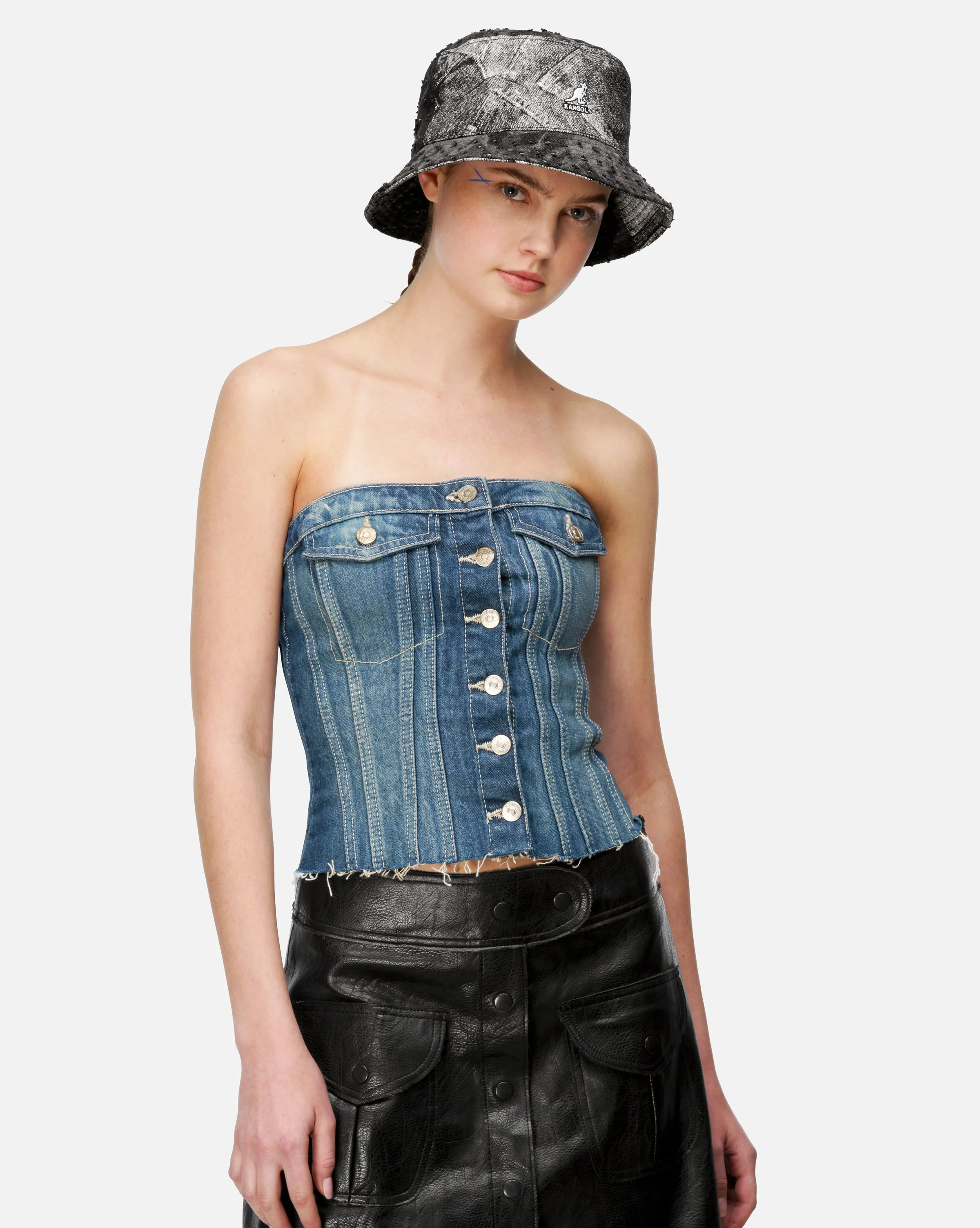 Denim Mash Up Bucket