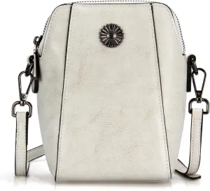 Designer Leather Small Crossbody Bags Purses for Women Cell Phone Bag Soft Women's Shoulder Handbags Gifts for Women