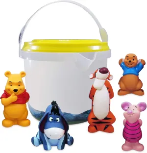 Disney Store Official Bath Set (Winnie The Pooh) - Kids Bath Accessories with Beloved Disney Characters - Colorful and Fun Bath Time Essentials for Kids - Suitable for All Ages