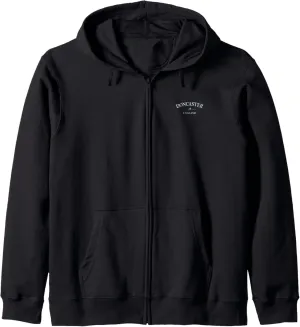 Doncaster England | Doncaster UK Graphic Print Zip Hoodie