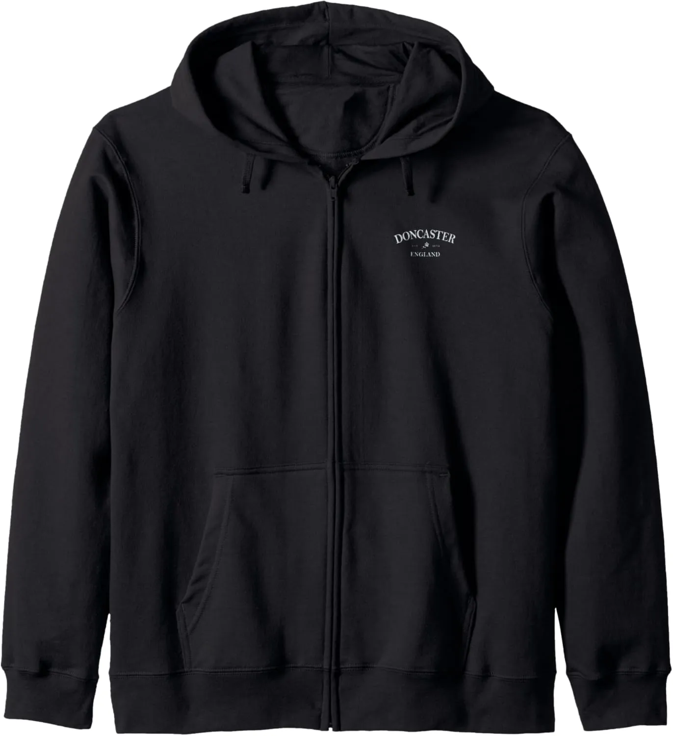 Doncaster England | Doncaster UK Graphic Print Zip Hoodie