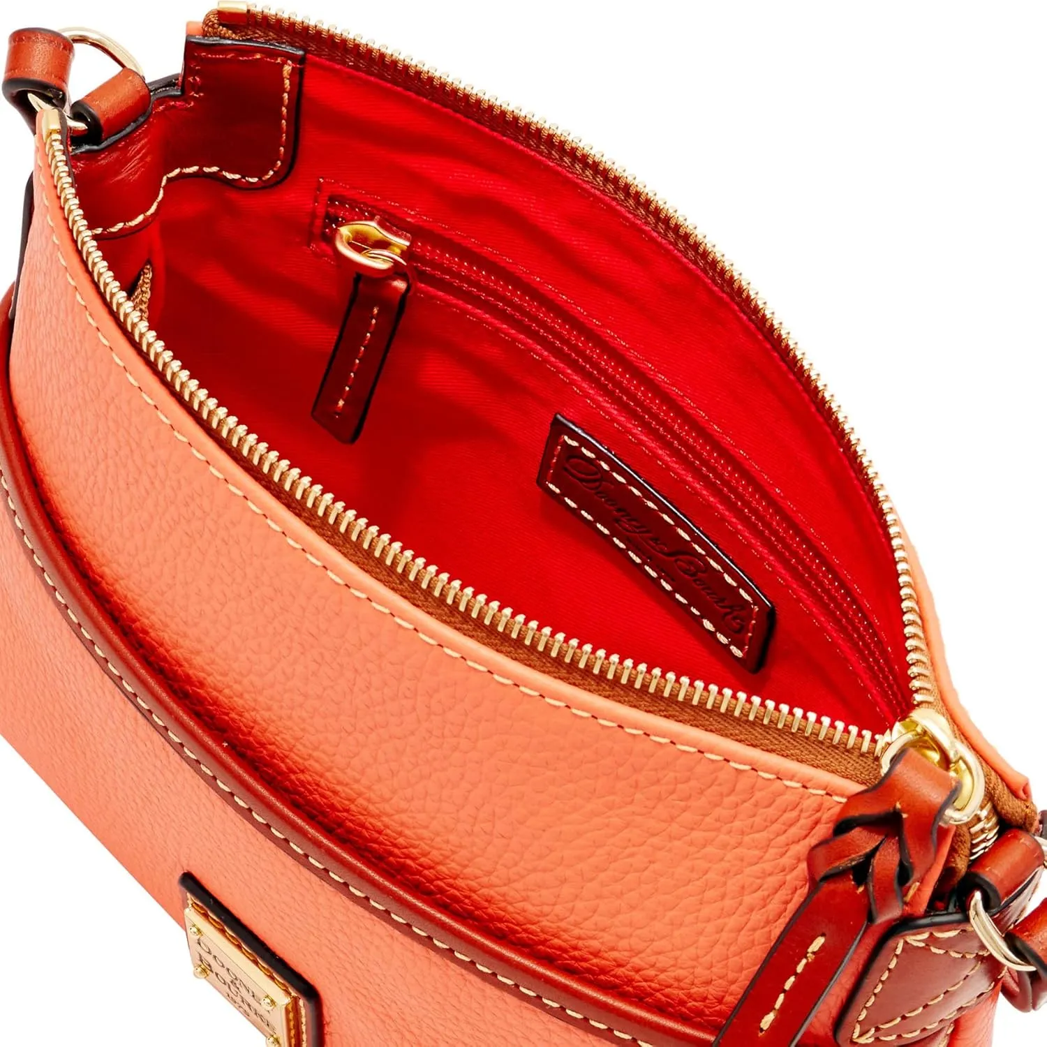 Dooney & Bourke Handbag, Pebble Grain Ginger Crossbody