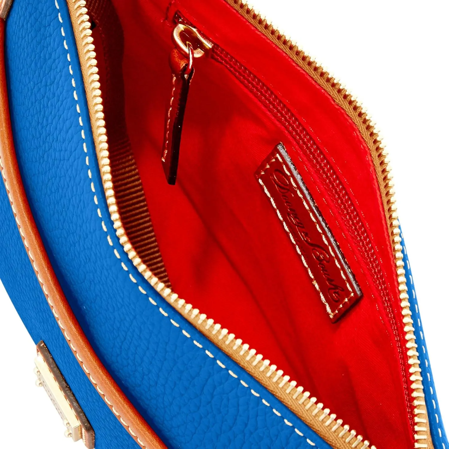 Dooney & Bourke Handbag, Pebble Grain Ginger Pouchette Crossbody
