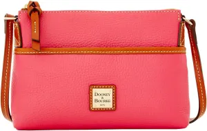 Dooney & Bourke Handbag, Pebble Grain Ginger Pouchette Crossbody