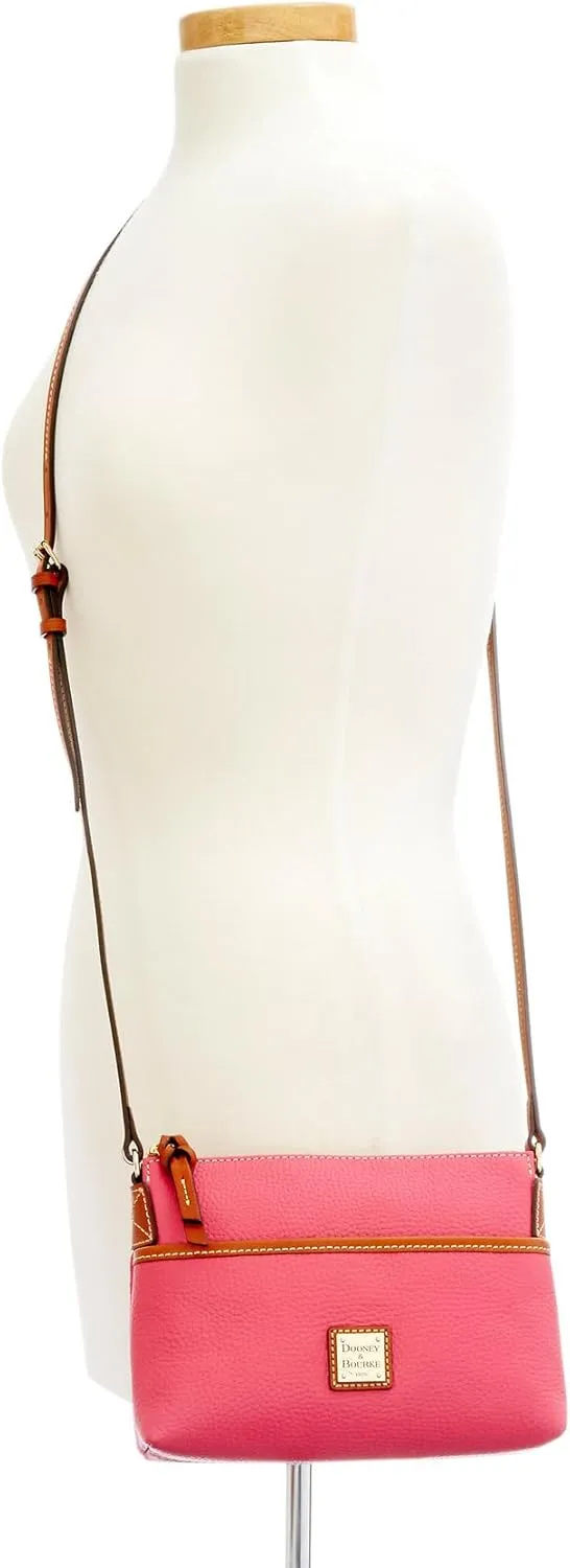 Dooney & Bourke Handbag, Pebble Grain Ginger Pouchette Crossbody