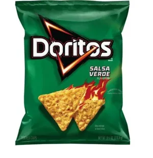 Doritos Salsa Verde Flavor Chips, 9.75 Oz Bags (Pack of 3)