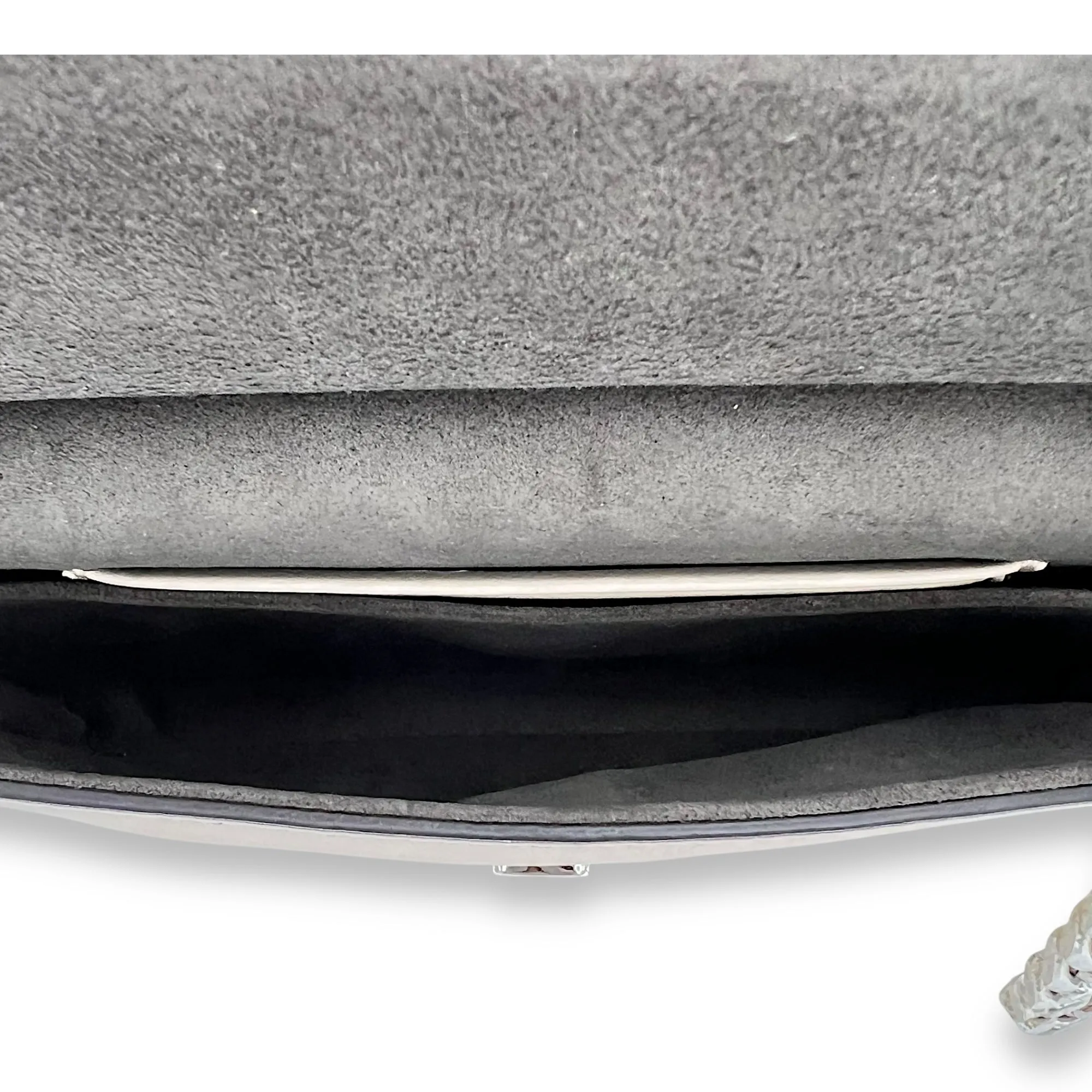 Double Baguette Crossbody Bag Multi-colour in Calfskin, Silver hardware