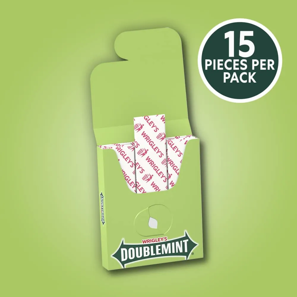 Doublemint Wrigley's Doublemint Chewing Gum, 6 Value Packs (48 packs total)