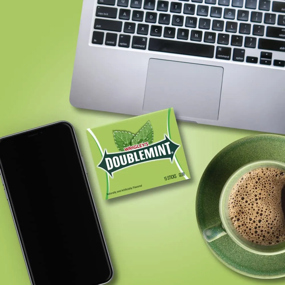Doublemint Wrigley's Doublemint Chewing Gum, 6 Value Packs (48 packs total)
