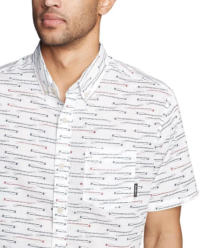 Eddie Bauer Men's Baja Short-Sleeve Shirt-Print