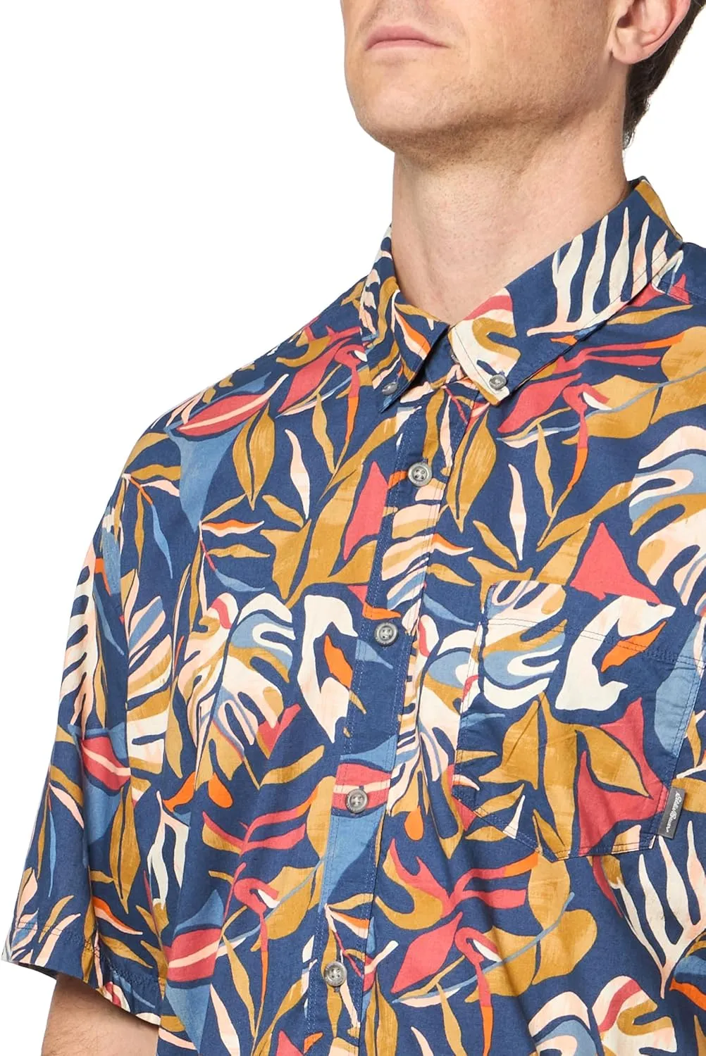 Eddie Bauer Men's Baja Short-Sleeve Shirt-Print