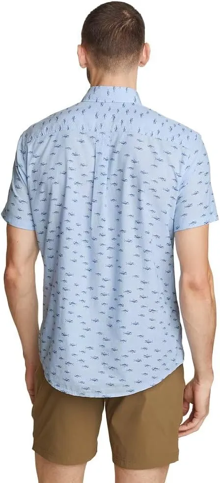 Eddie Bauer Men's Baja Short-Sleeve Shirt-Print