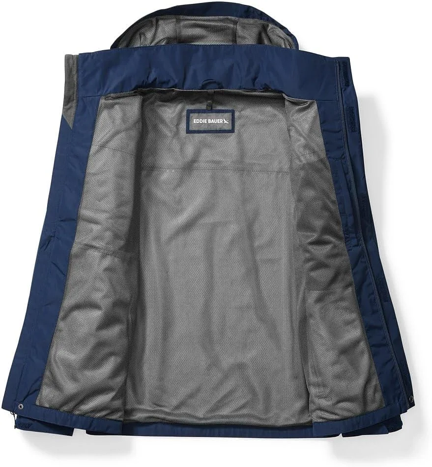 Eddie Bauer Men's Packable Waterproof Rainfoil Rain Jacket