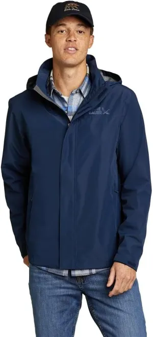 Eddie Bauer Men's Packable Waterproof Rainfoil Rain Jacket
