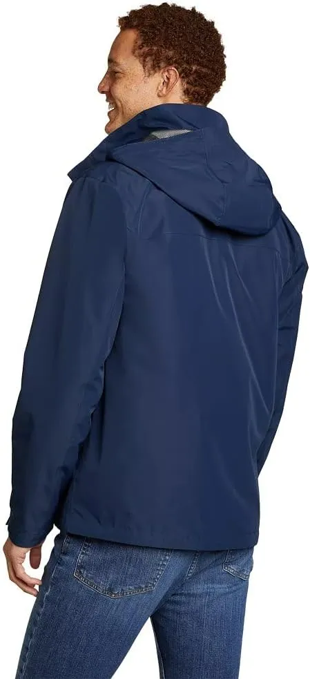 Eddie Bauer Men's Packable Waterproof Rainfoil Rain Jacket
