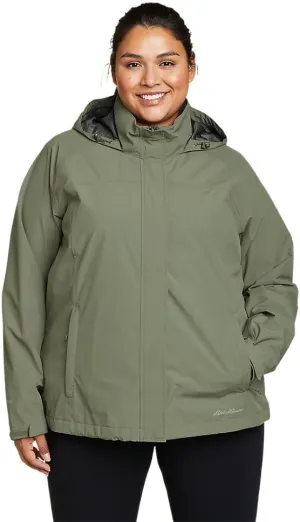 Eddie Bauer Women's Packable Waterproof Rainfoil Rain Jacket