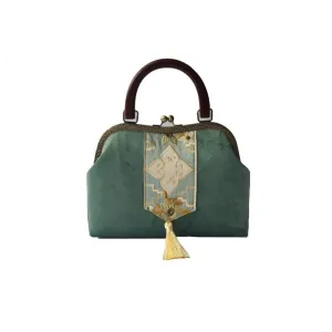 Elegant Velvet Evening Clutch Handbag