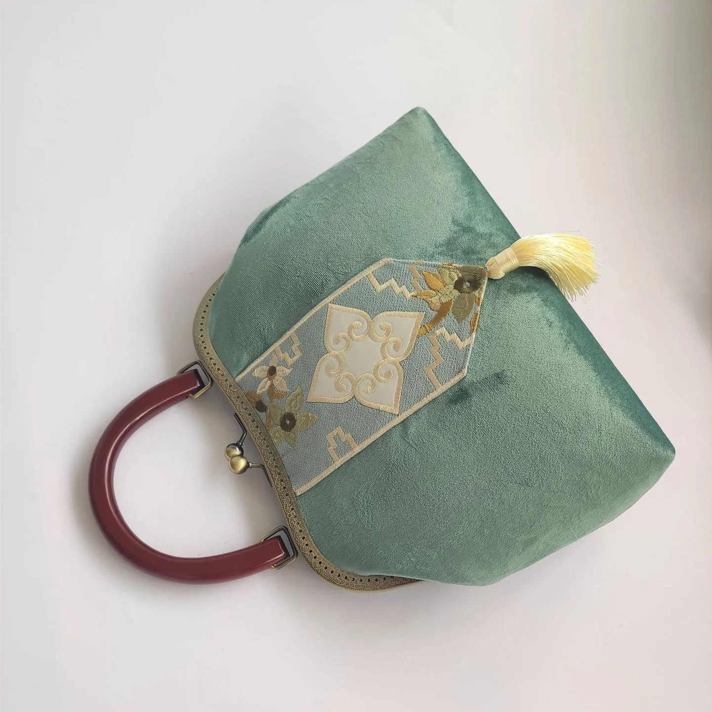 Elegant Velvet Evening Clutch Handbag