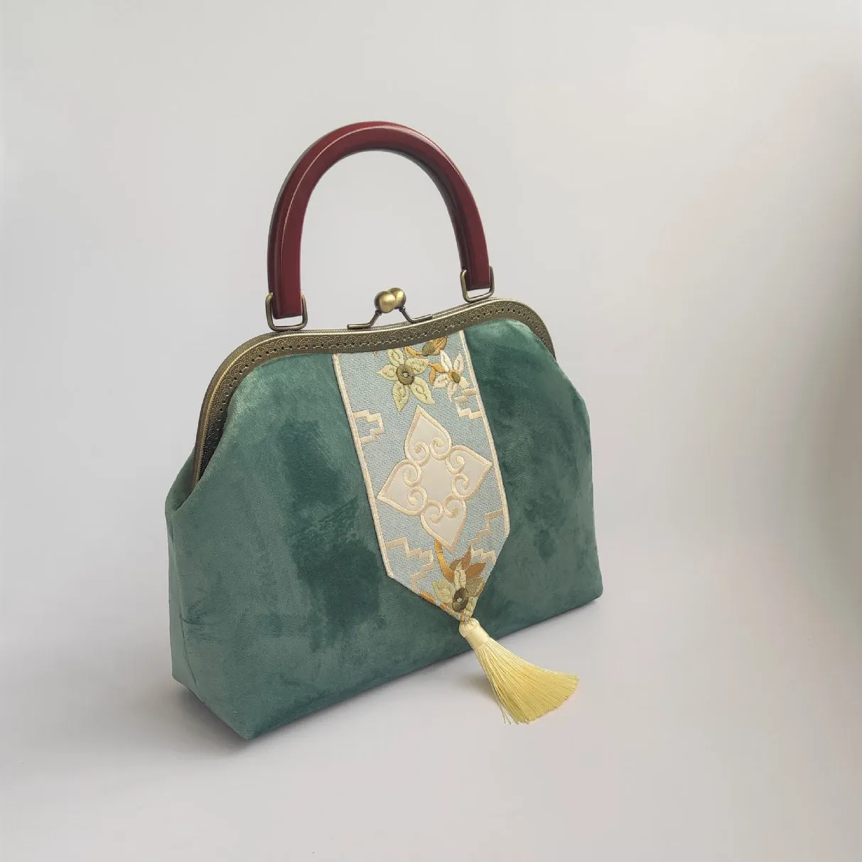 Elegant Velvet Evening Clutch Handbag