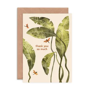 Emily Nash: Thank You Palms Greeting Card