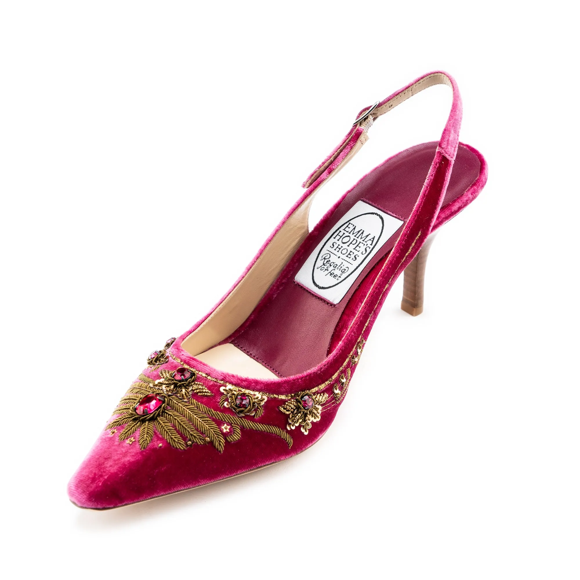 English Rosie High Sling- New Rose-Gold