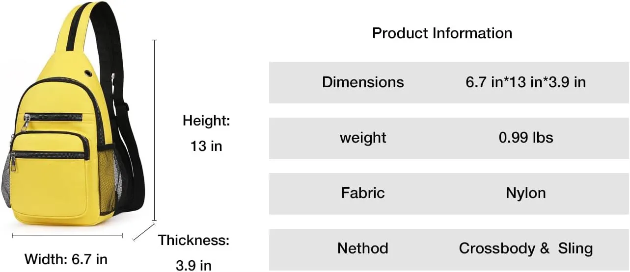 ENOPINK Nylon Crossbody Bags for Women Convertible Backpack Shoulder Bags Lightweight Purses Adjustable Straps