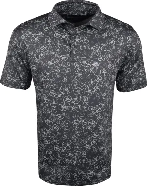 Etonic Floral Print Golf Polo