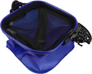 Eva Folding Fishing Bucket Large Live Fish Container Collapsible Water Basin Versatile for Boys and Girls Window Washing