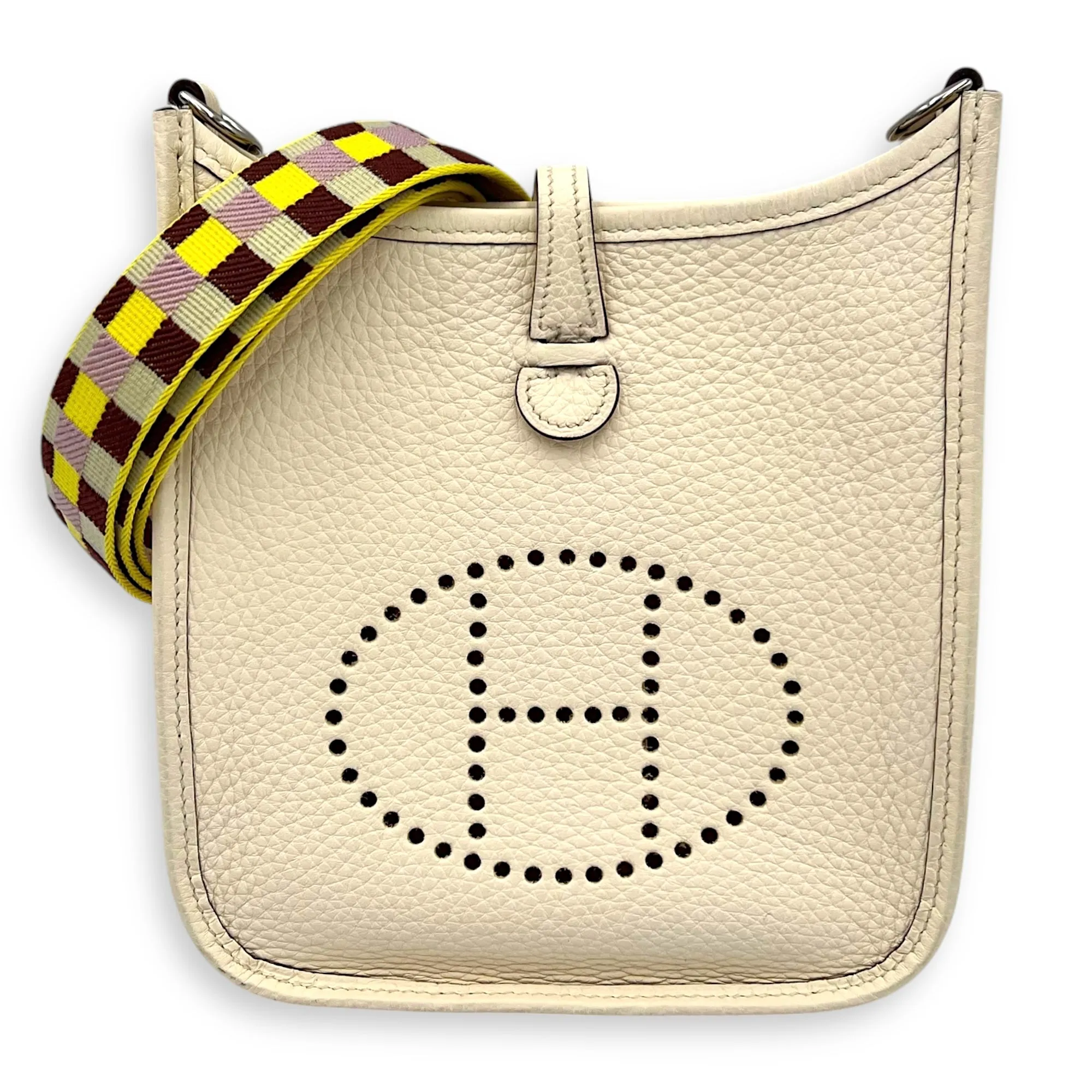 Evelyne TPM Nata Crossbody Bag in Clemence, Palladium hardware