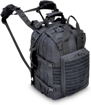 EXPLORER M2 Everyday Deluxe Carry Huge Military Corpsman Medic Hospital Tactical Backpack, Black, 20 x 13 x 6-Inch (M2-BK)